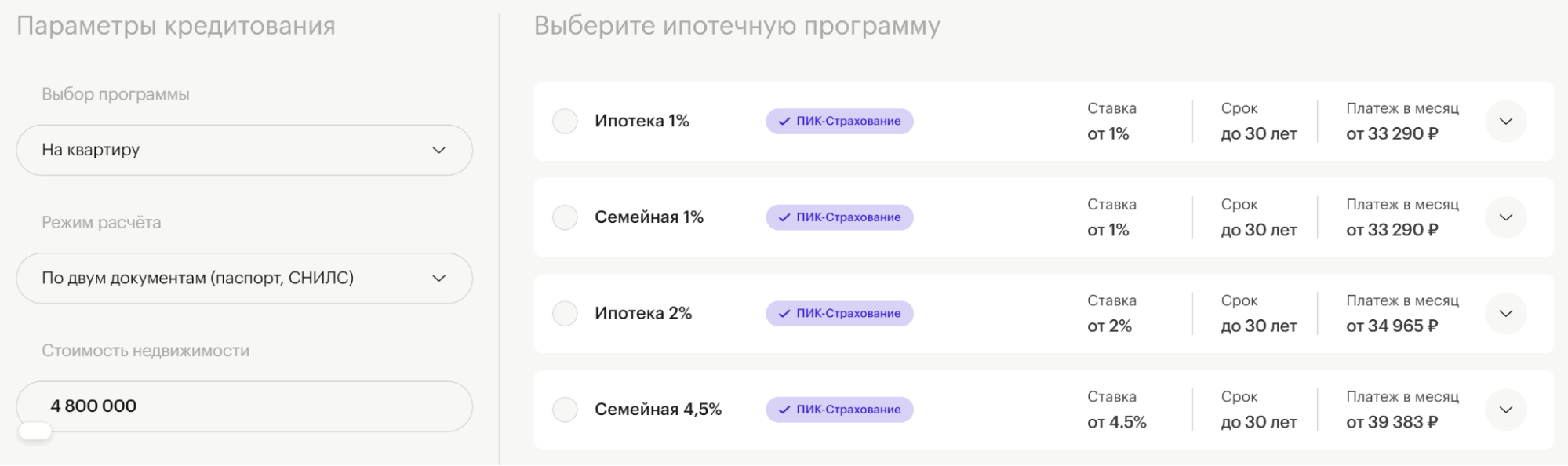 По двум документам можно получить даже льготную ипотеку со сниженной ставкой.